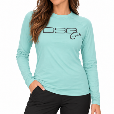Solid Long Sleeve Performance Fishing Shirt - UPF 50+