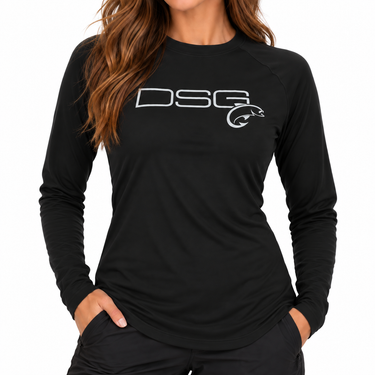 Solid Long Sleeve Performance Fishing Shirt - UPF 50+