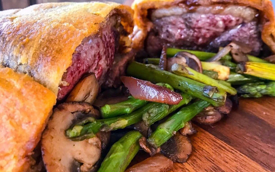 Duck Wellington with Fig Jam