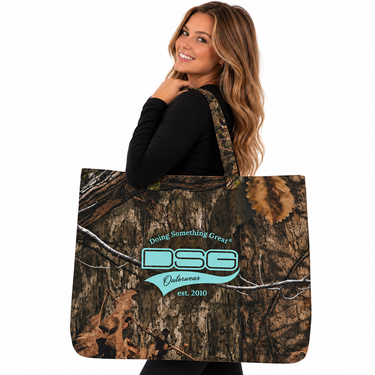 Logo Camo Tote Bag Realtree Edge & Mossy Oak DNA