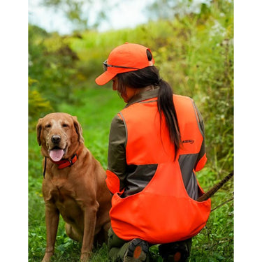 NEW VIEW Upland Hunting Vest For Men - Blaze Orange, Pheasant Hunting Vest For Bird, Upland Strap Vest With Game Pouch For Quail Hunting, Orange